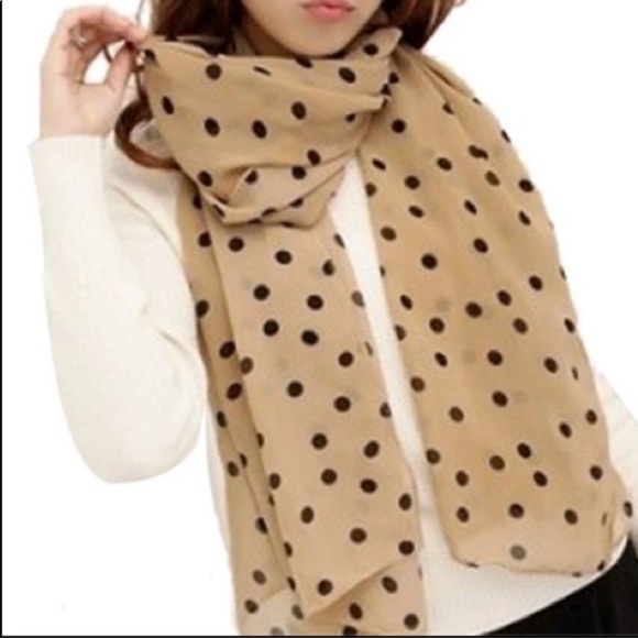 POLKA DOT SCARF - Picture 2 of 2